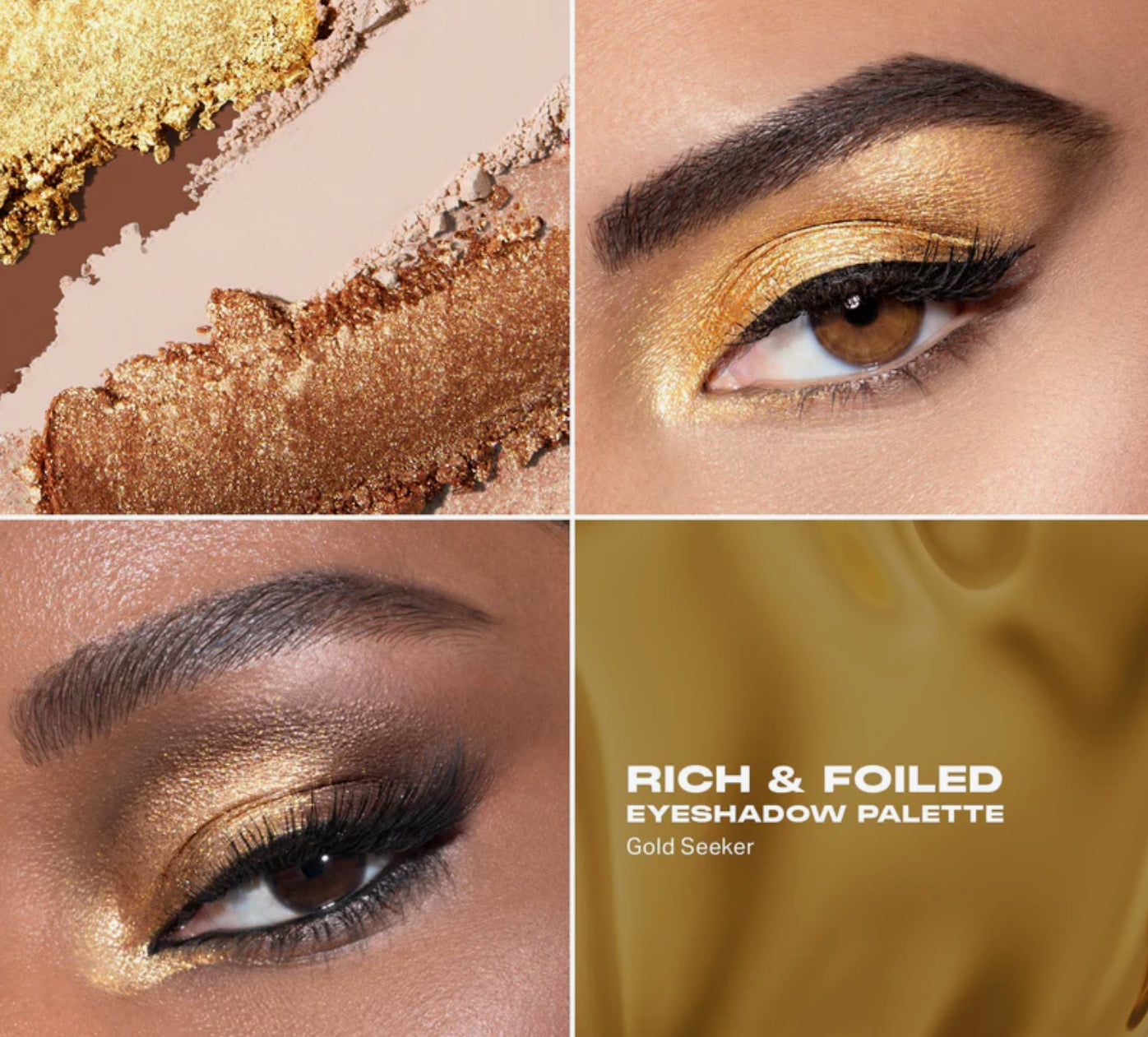 Morphe Rich & Foiled Artistry Palette ‘Gold Seeker’