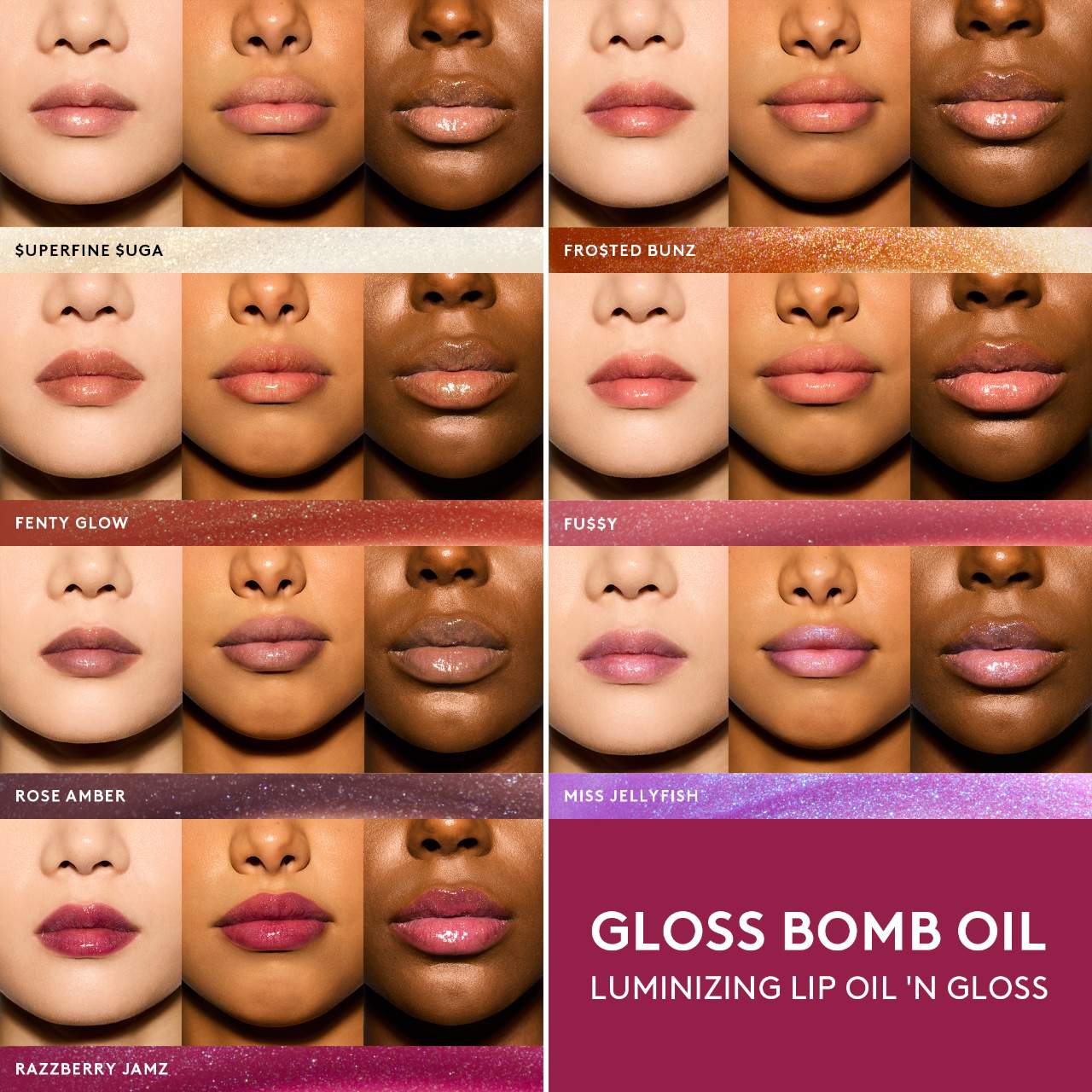 Fenty Beauty Gloss Bomb Oil Luminizing Lip Oil 'N Gloss