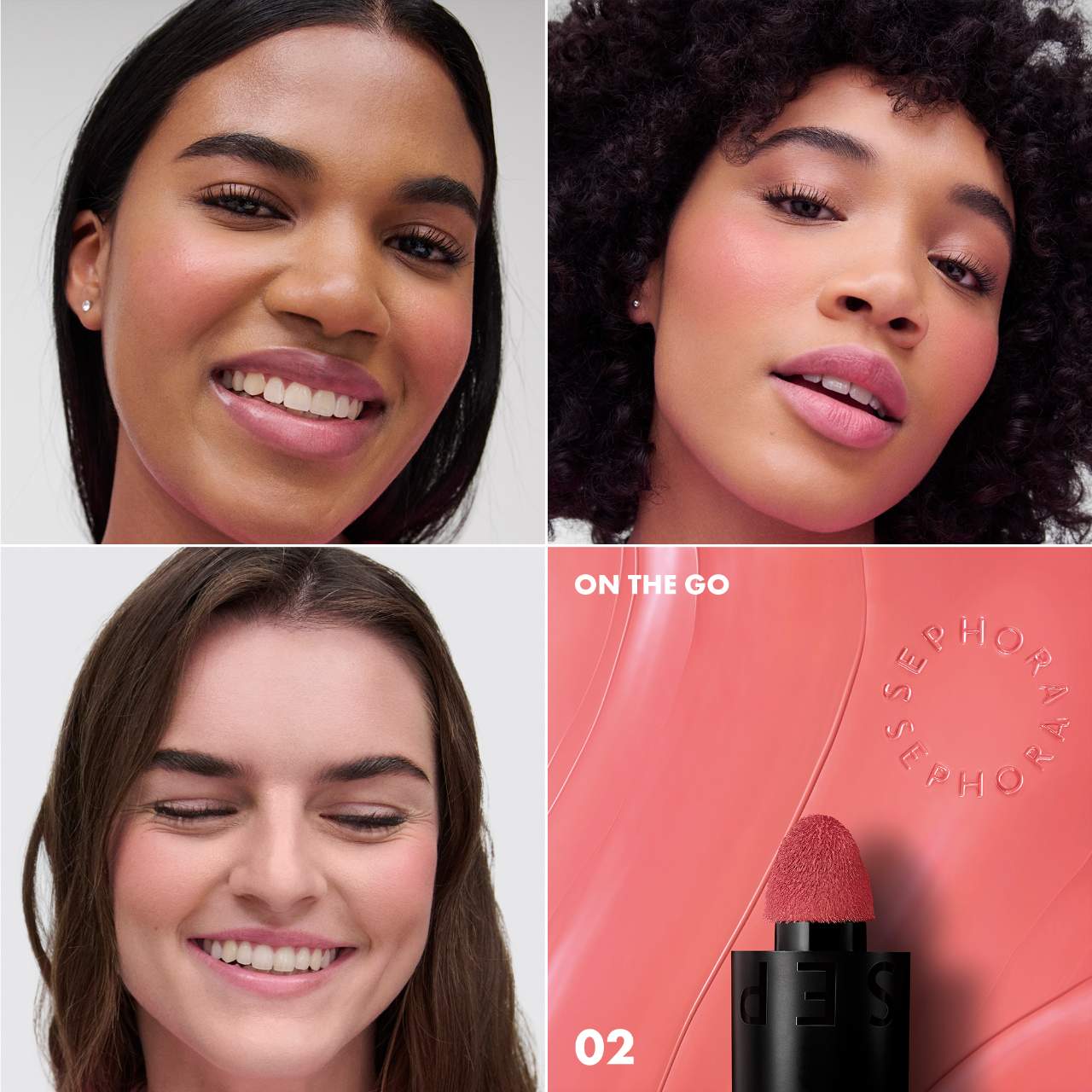 Sephora Collection Blush & Go Longwear Matte Liquid Blush For Lip and Cheek