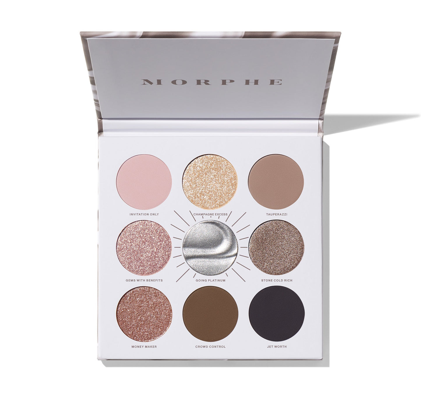 Morphe Rich & Foiled Artistry Palette ‘Going Platinum’