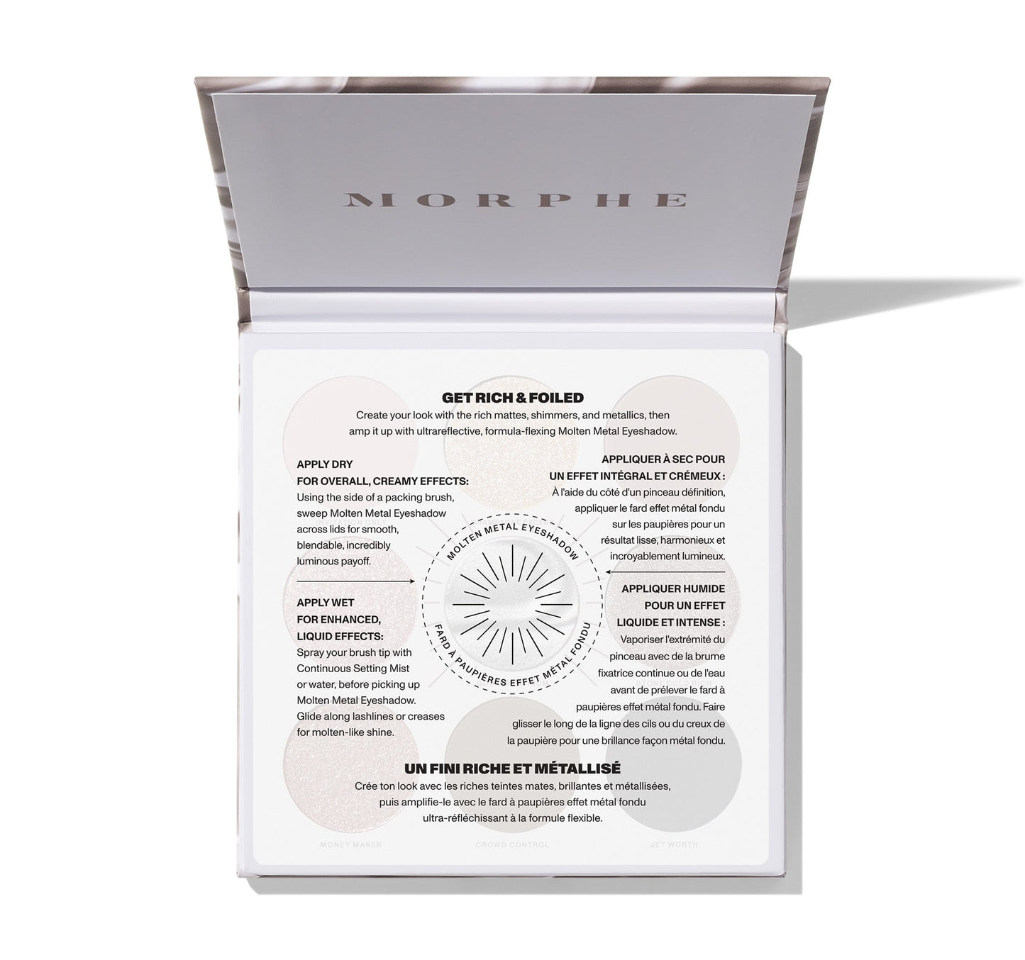 Morphe Rich & Foiled Artistry Palette ‘Going Platinum’