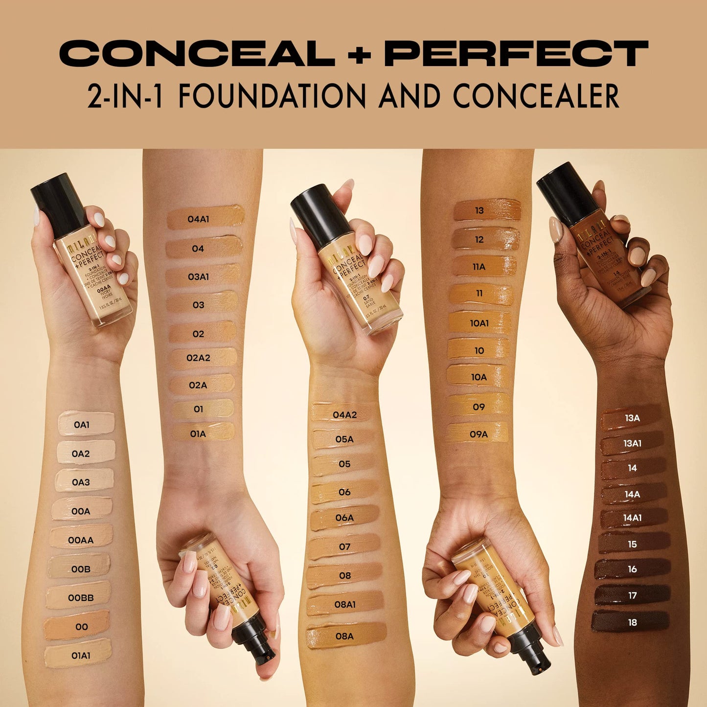Milani Conceal + Perfect 2-in-1 Foundation + Concealer
