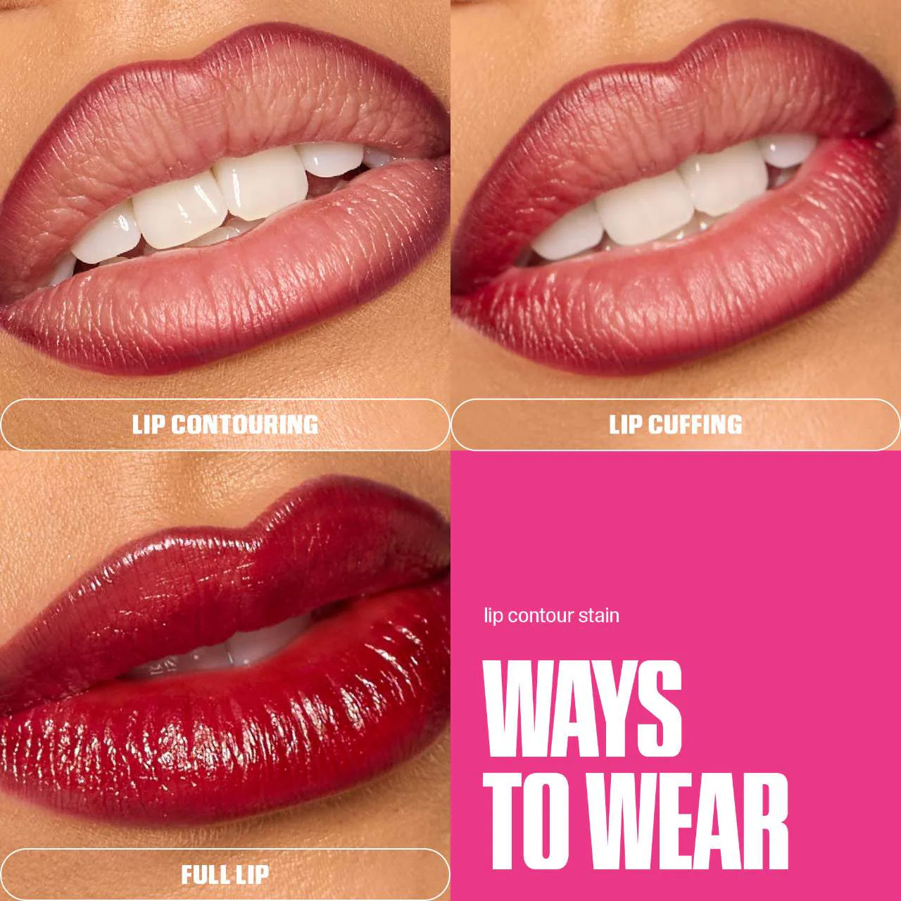 Huda Beauty Lip Contour Lip Stain for 12-Hour Wear