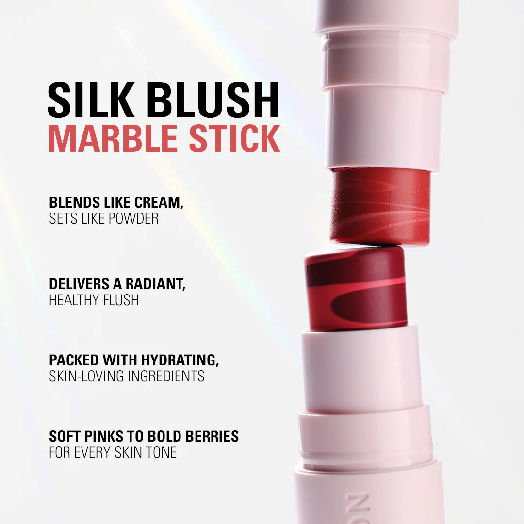 Revolution Skin Silk Marble Blush Stick