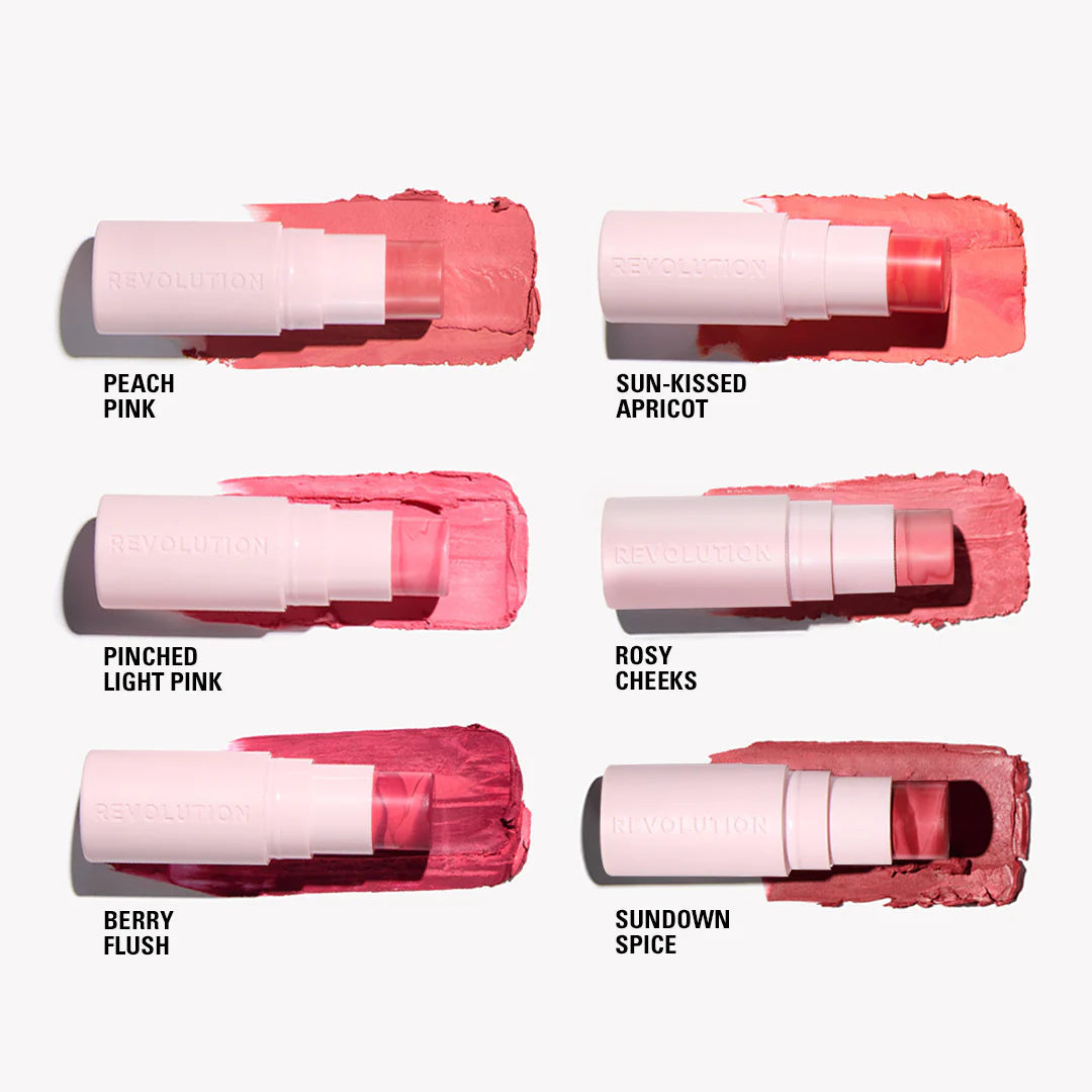 Revolution Skin Silk Marble Blush Stick