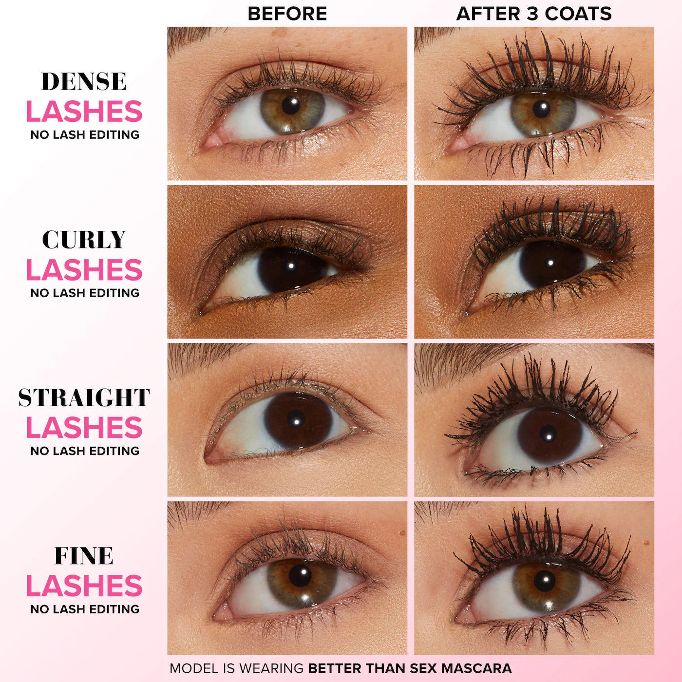 Too Faced Better Than Sex Volumizing & Lengthening Full Size Mascara