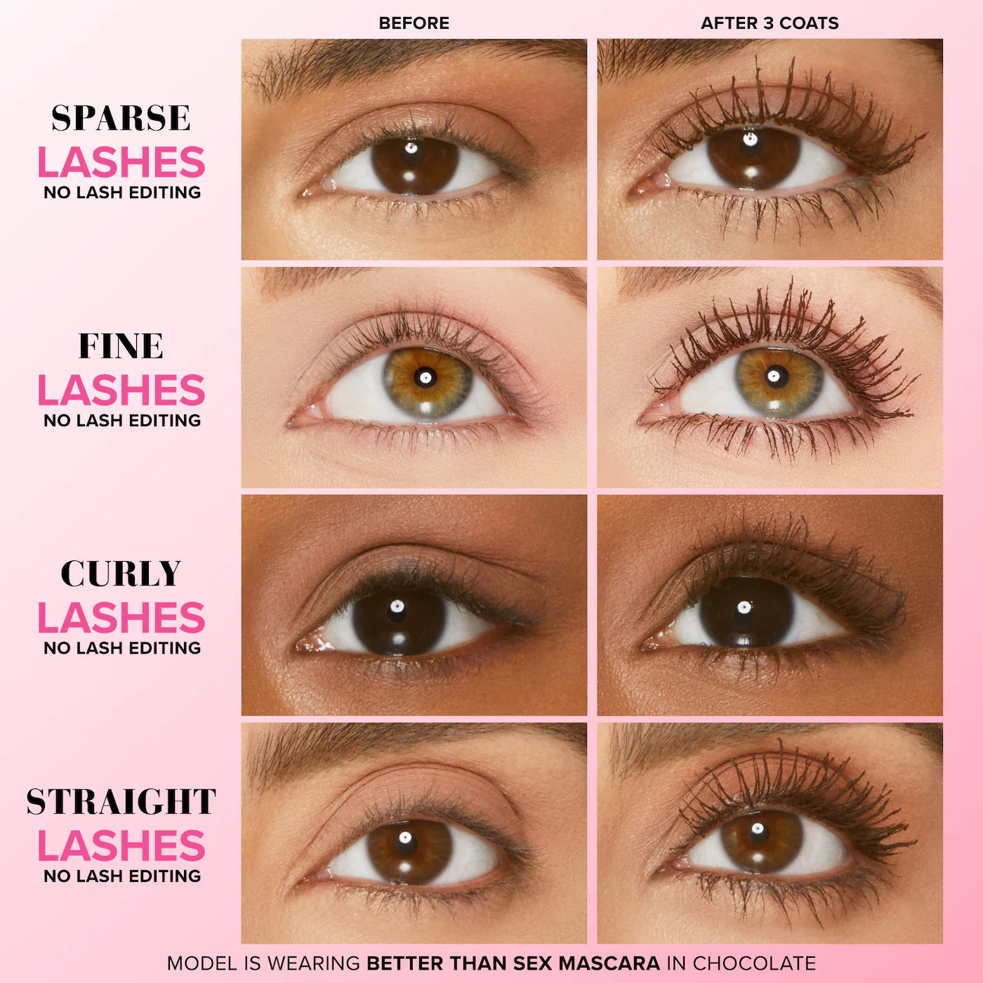 Too Faced Better Than Sex Volumizing & Lengthening Full Size Mascara