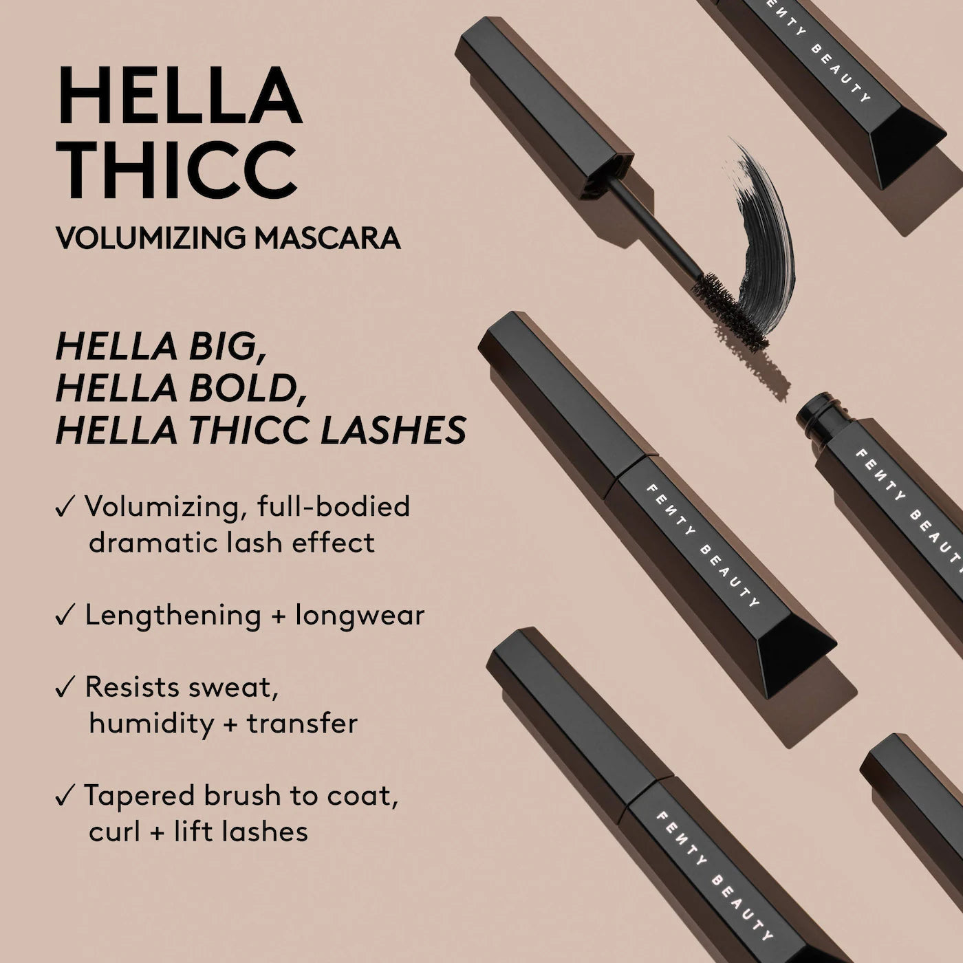 Fenty Beauty Hella Thicc Volumizing Mini Mascara