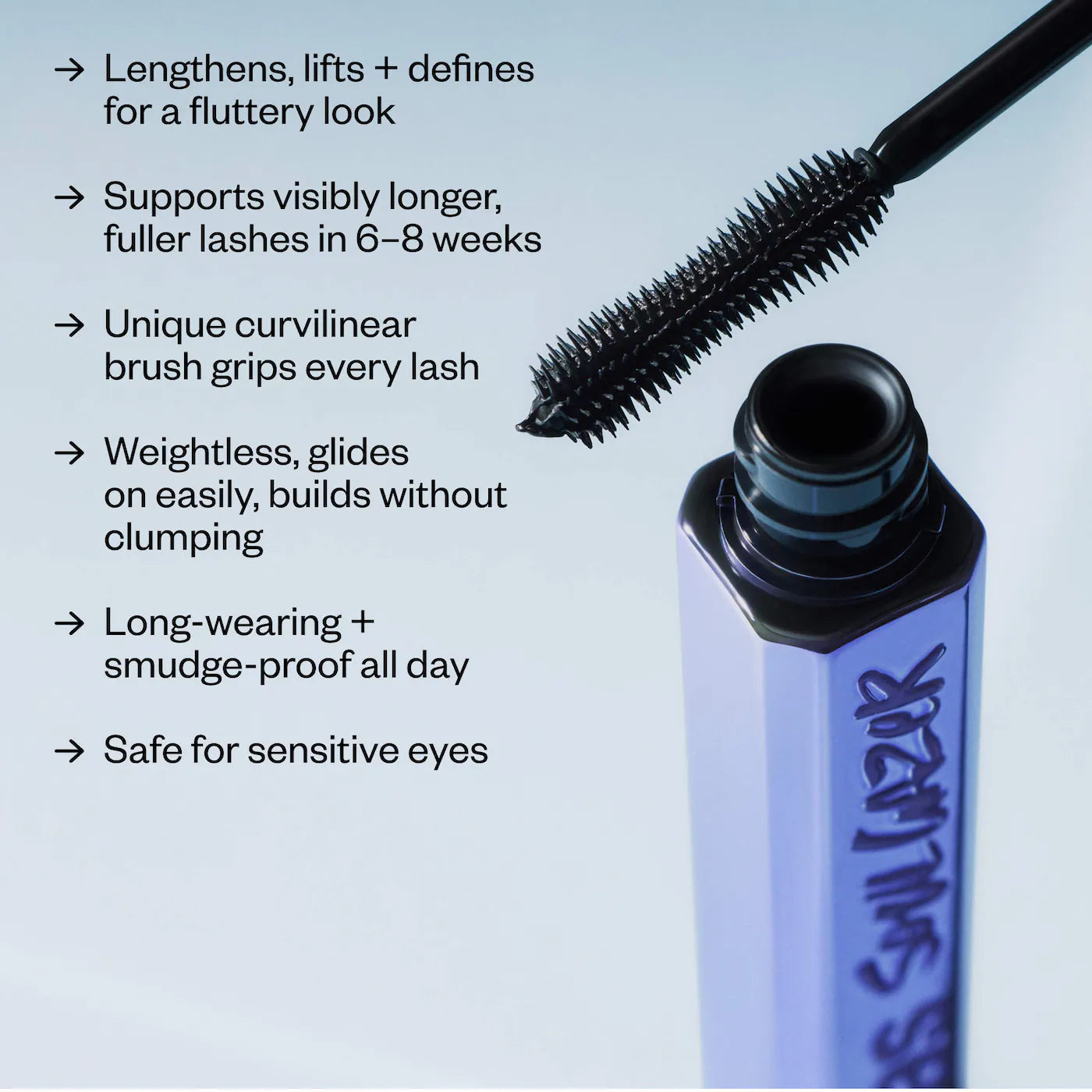 Kosas Mini Soulgazer Lengthening Mascara + Lash Serum in 1 for Sensitive Eyes