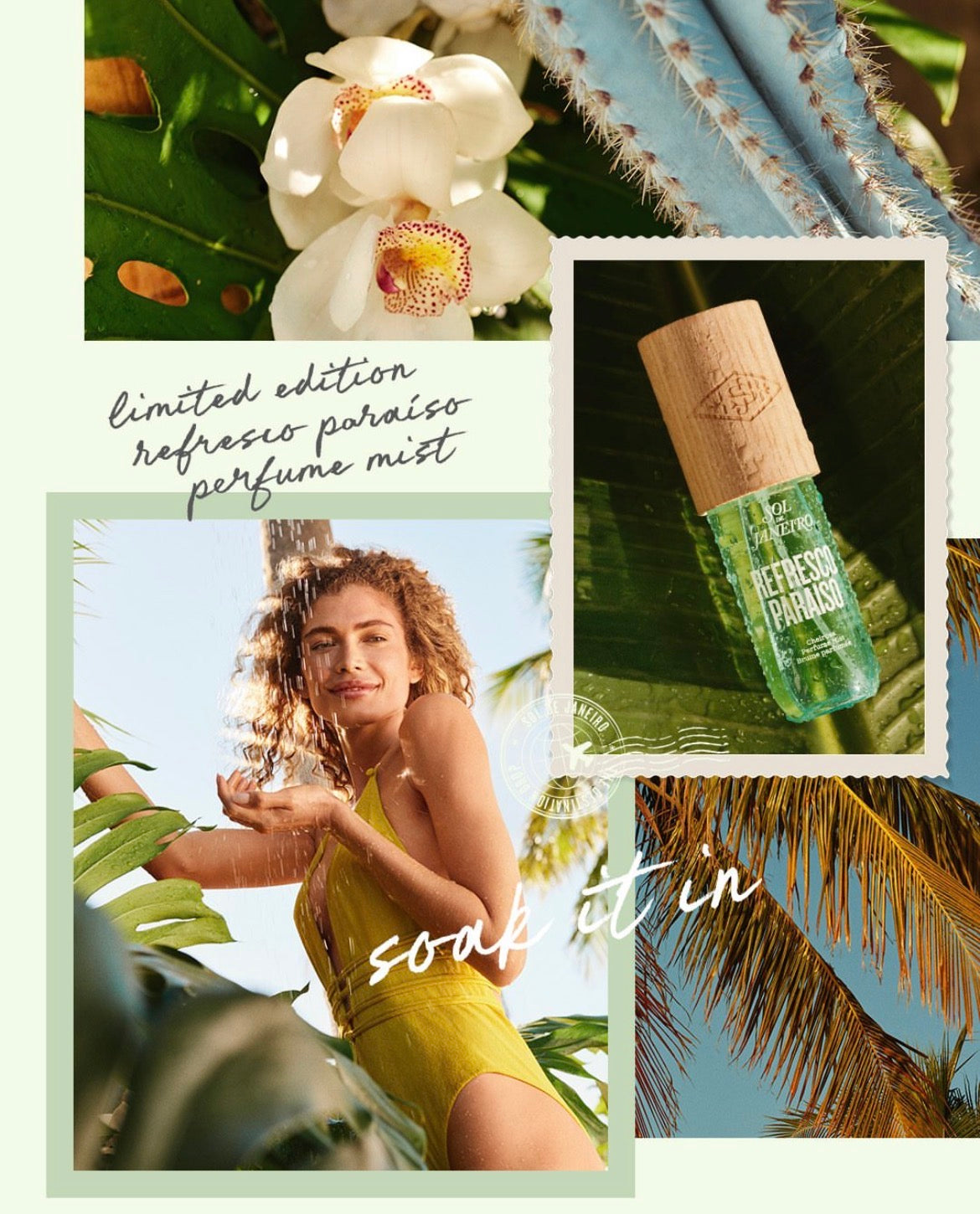 Sol de Janeiro Refresco Paraíso Fresh Watery Floral Body Mist - Limited Edition