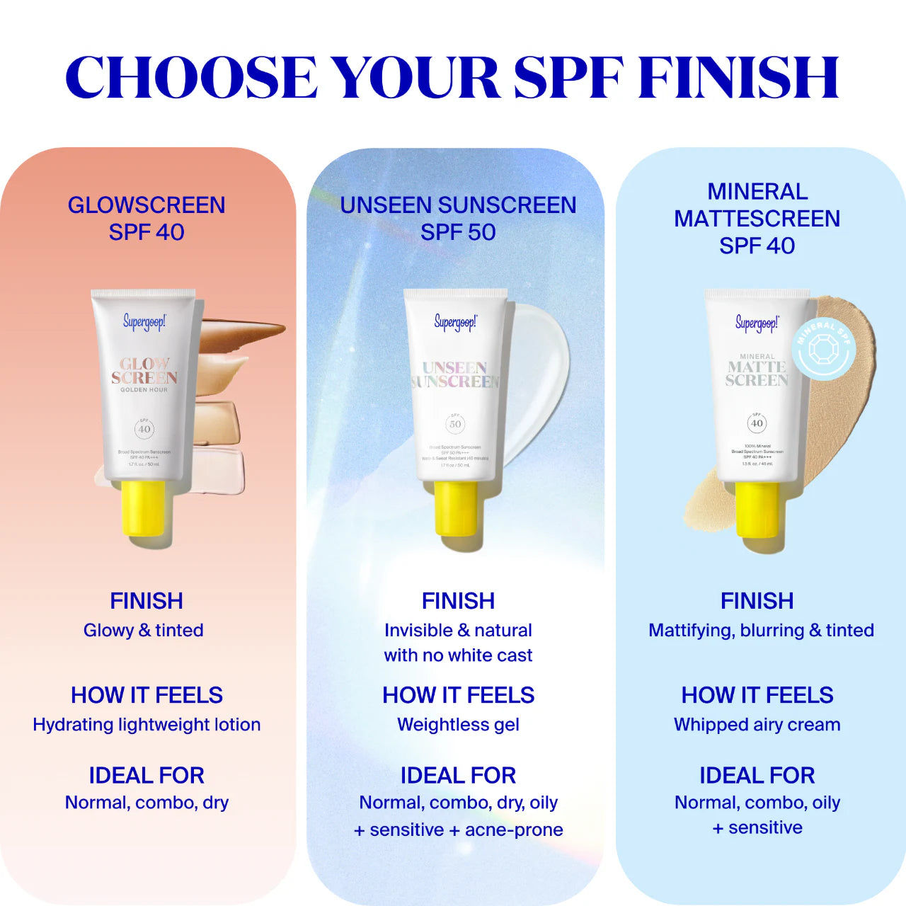 Supergoop! Mini Glowscreen Sunscreen SPF 40 with Hyaluronic Acid + Niacinamide