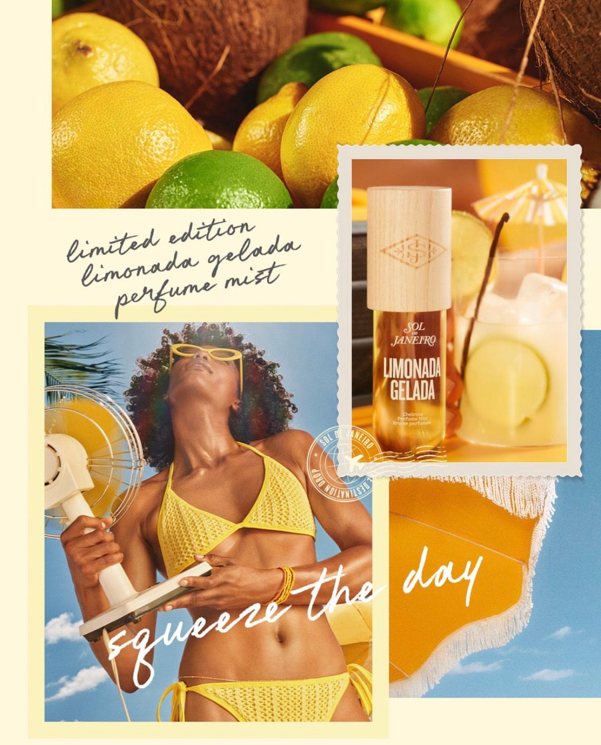 Sol de Janeiro Limonada Gelada Creamy & Refreshing Body Mist - Limited Edition