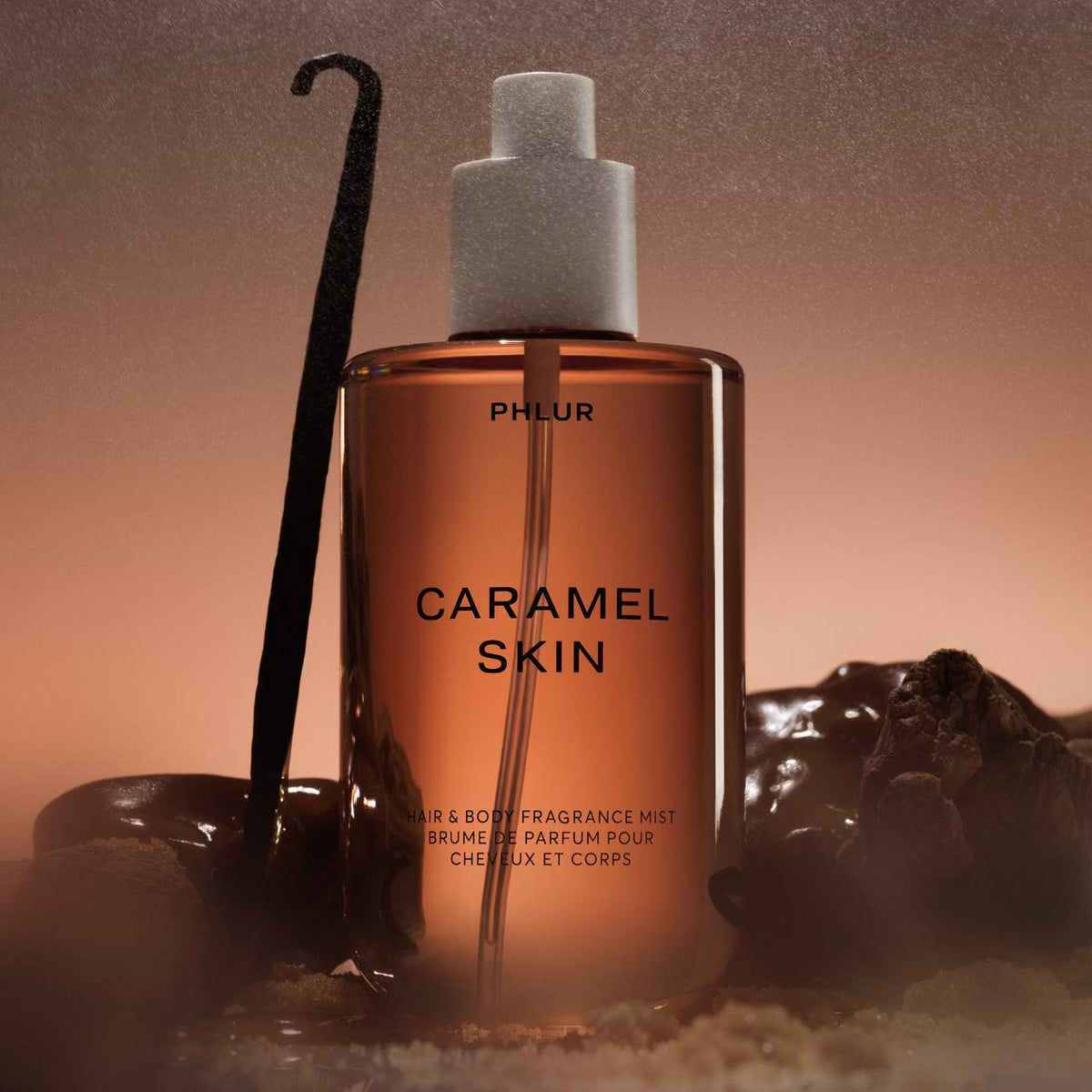 PHLUR Caramel Skin Body & Hair Fragrance Mist
