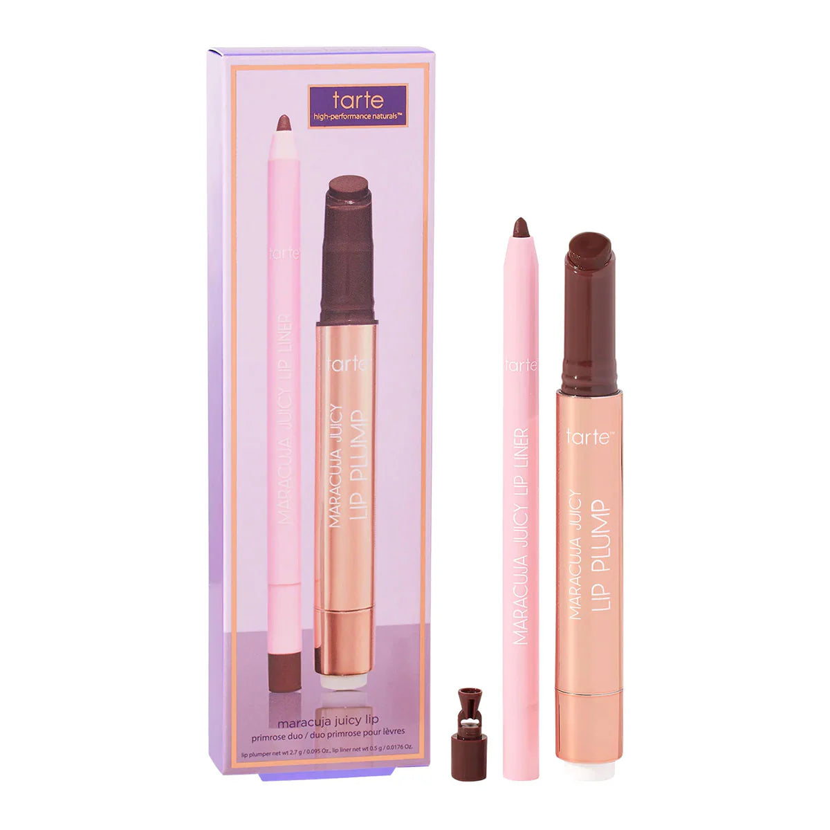Tarte Maracuja Juicy Lip Hydrating Plump Gloss Primrose Duo