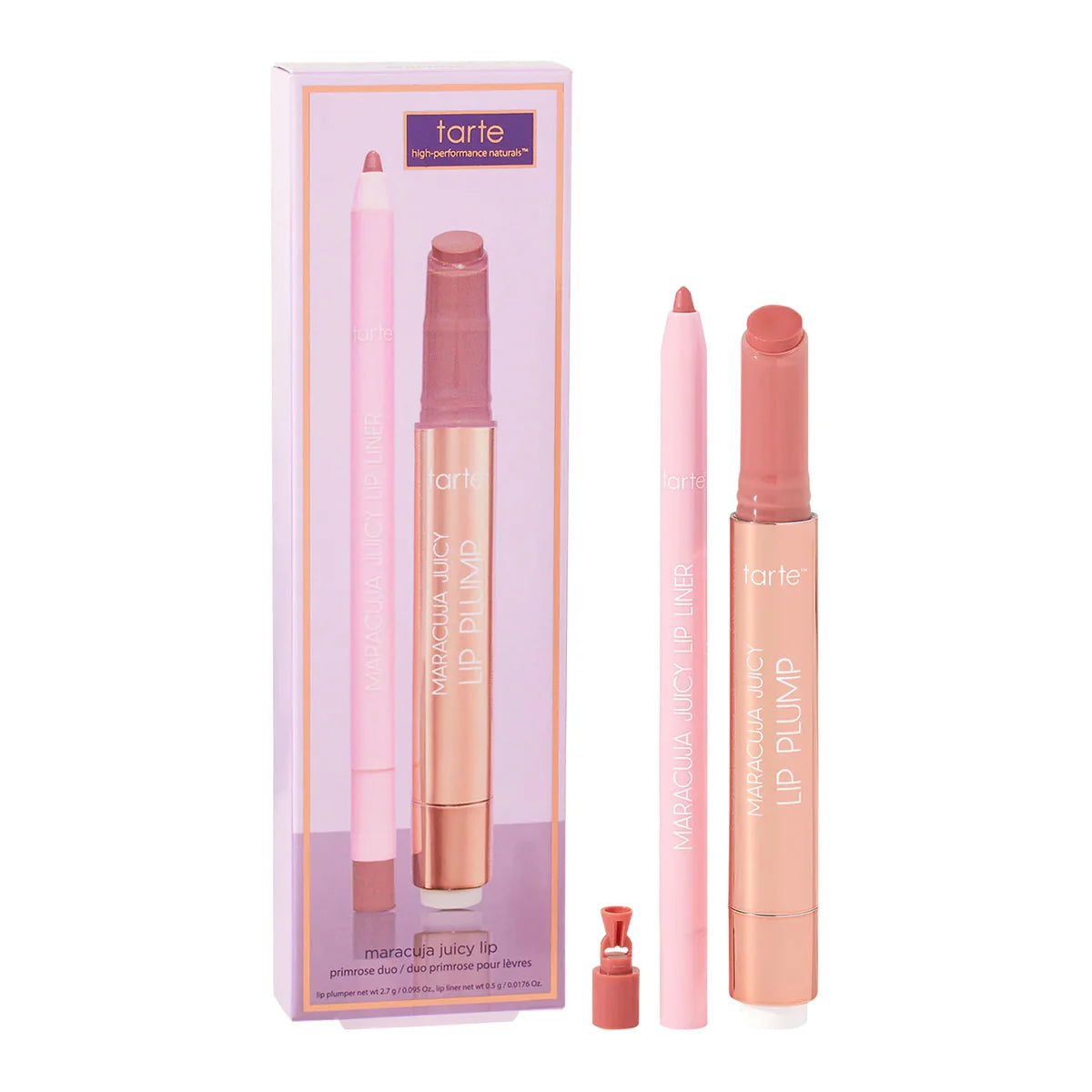 Tarte Maracuja Juicy Lip Hydrating Plump Gloss Primrose Duo