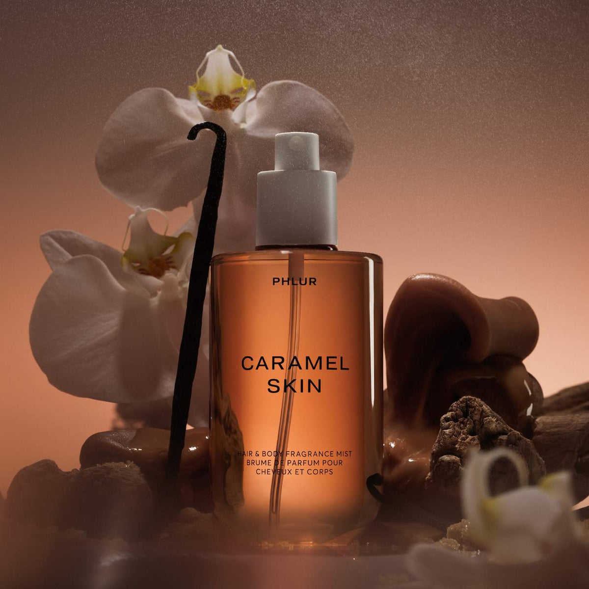 PHLUR Caramel Skin Body & Hair Fragrance Mist