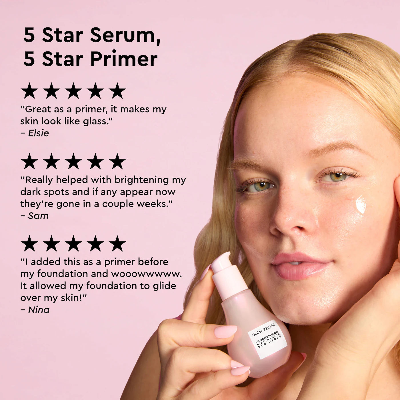Glow Recipe Mini Watermelon Glow Niacinamide Dew Drops Multipurpose Brightening Serum