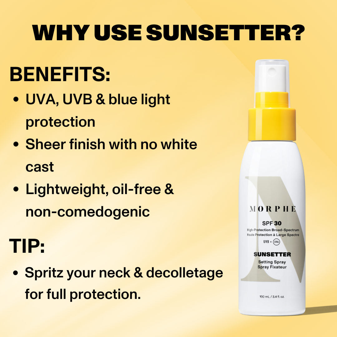 Morphe Sunsetter Broad Spectrum SPF 30 Setting Spray