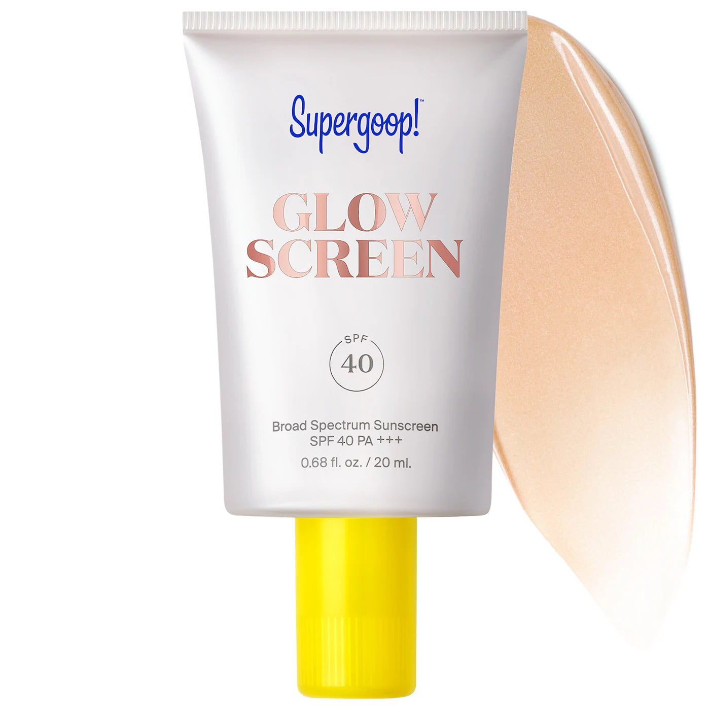Supergoop! Mini Glowscreen Sunscreen SPF 40 with Hyaluronic Acid + Niacinamide