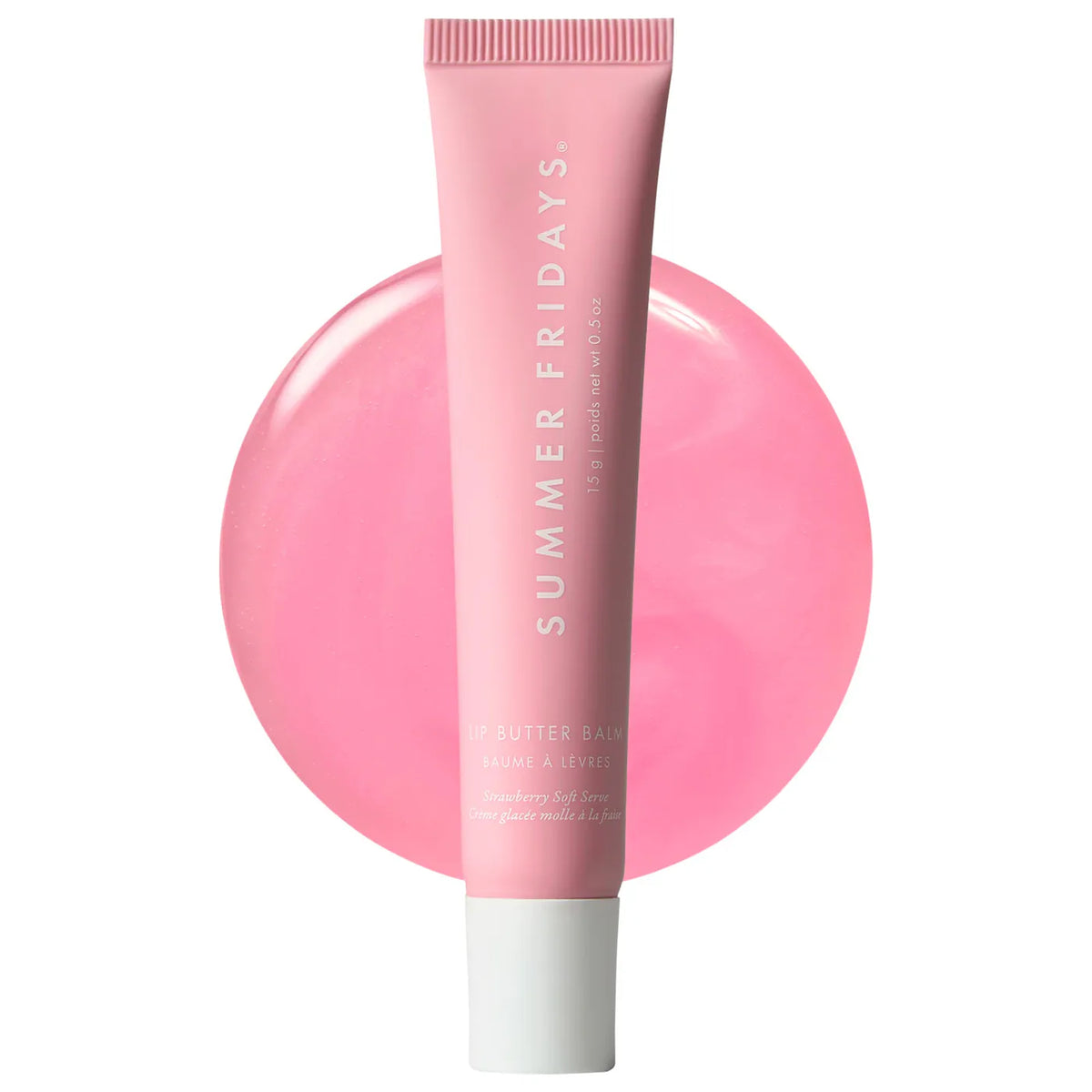 Summer Fridays Lip Butter Balm Treatment - “Strawberry Soft Serve”