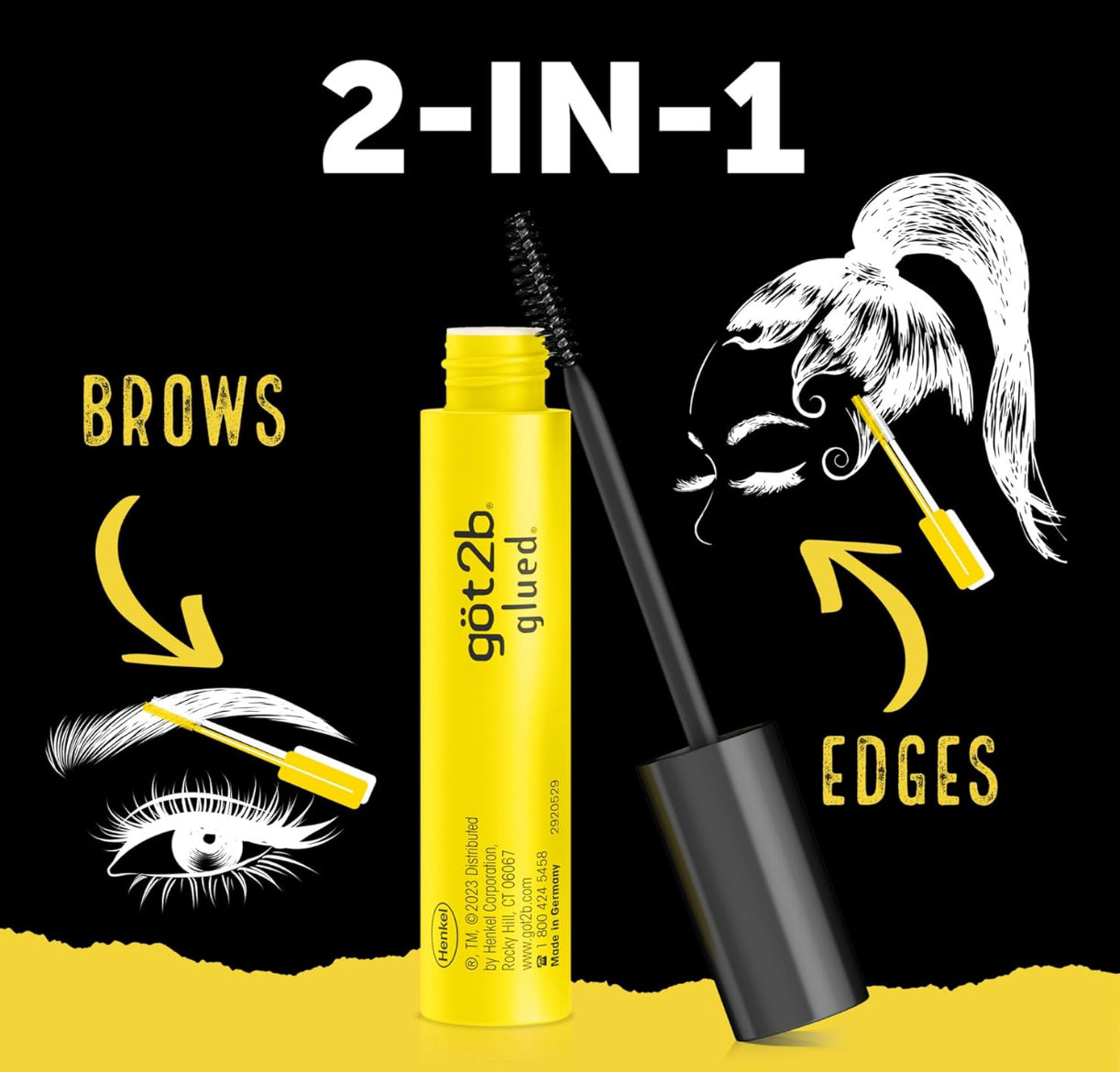Got2b GLUED 4 BROWS & EDGES 2IN1 GEL