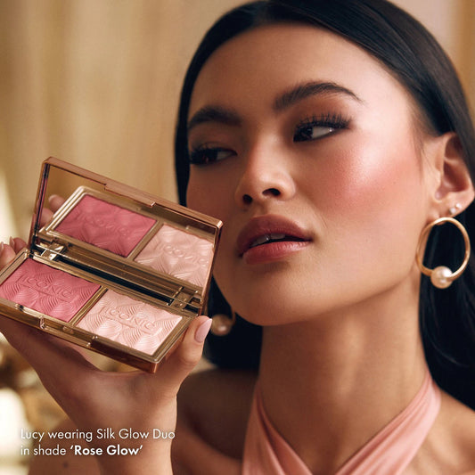 Iconic London Silk Glow Blush and Highlight Duo