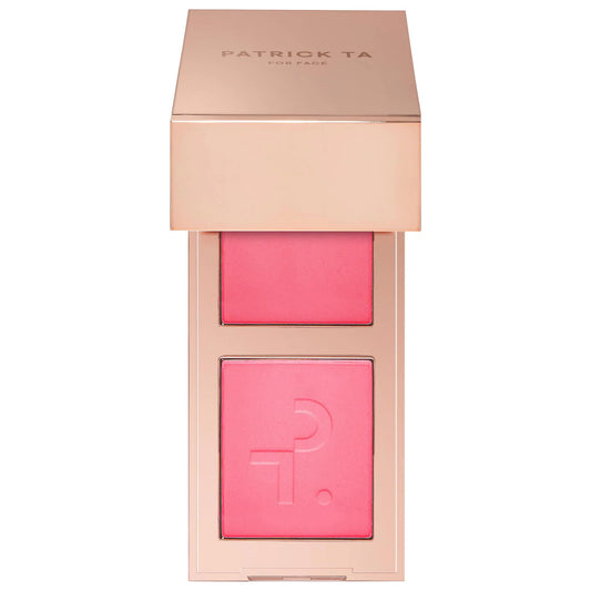 PATRICK TA Mini Major Headlines Double-Take Crème & Powder Blush Duo