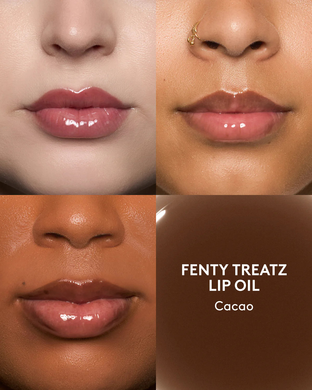 Fenty Beauty Chocolit Treatz Lip Luminizer + Lip Oil Duo