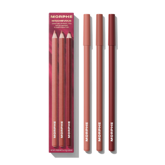 Morphe Mischievous Signature Lip Pencil Trio