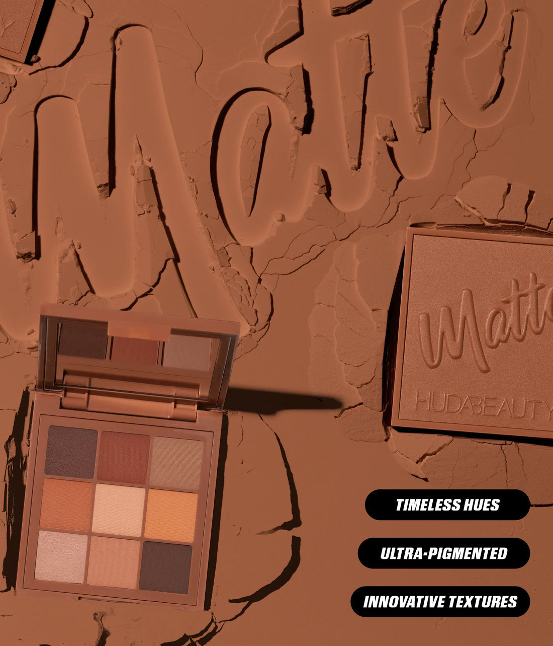 Huda Beauty Warm Matte Obsessions Eyeshadow Palette