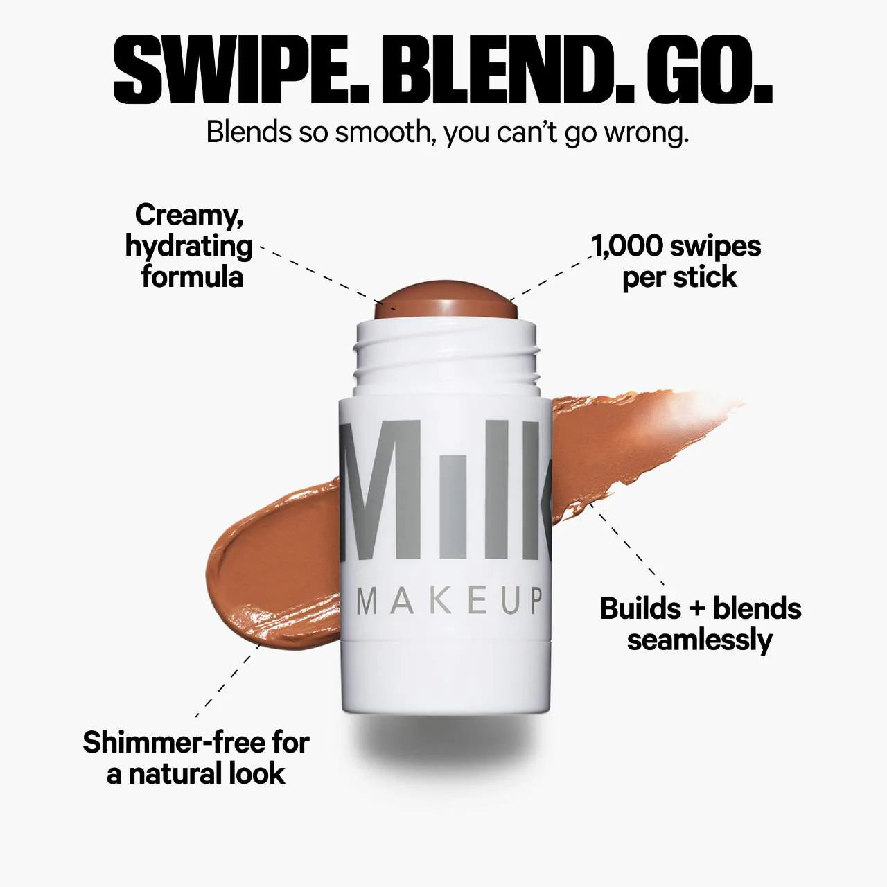 Milk Makeup Matte Cream Bronzer Stick “Baked”