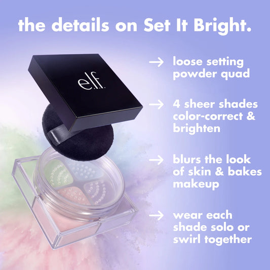 ELF Set It Bright Powder Quad