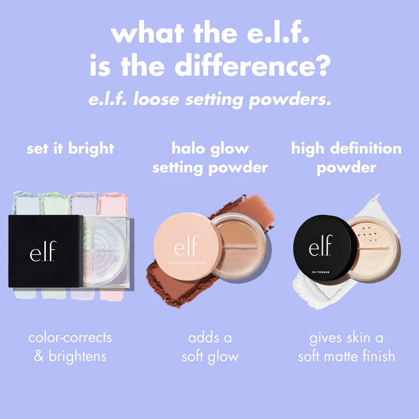 ELF Set It Bright Powder Quad
