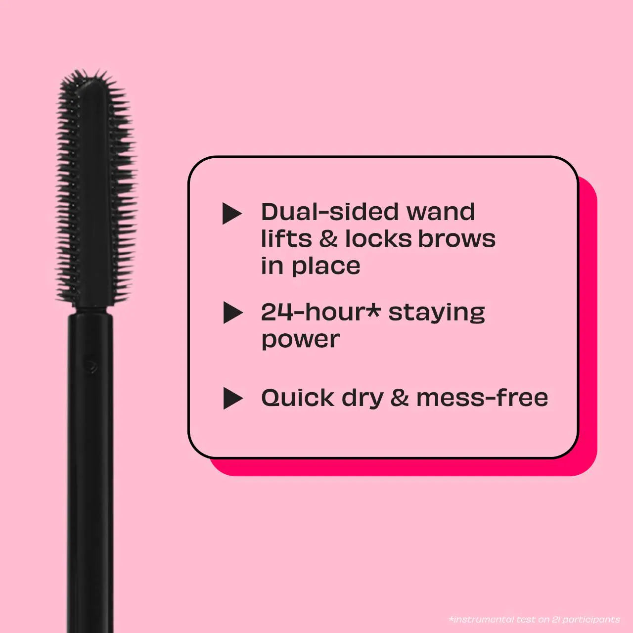 Benefit Cosmetics Mini 24-HR Brow Setter Clear Brow Gel with Lamination Effect