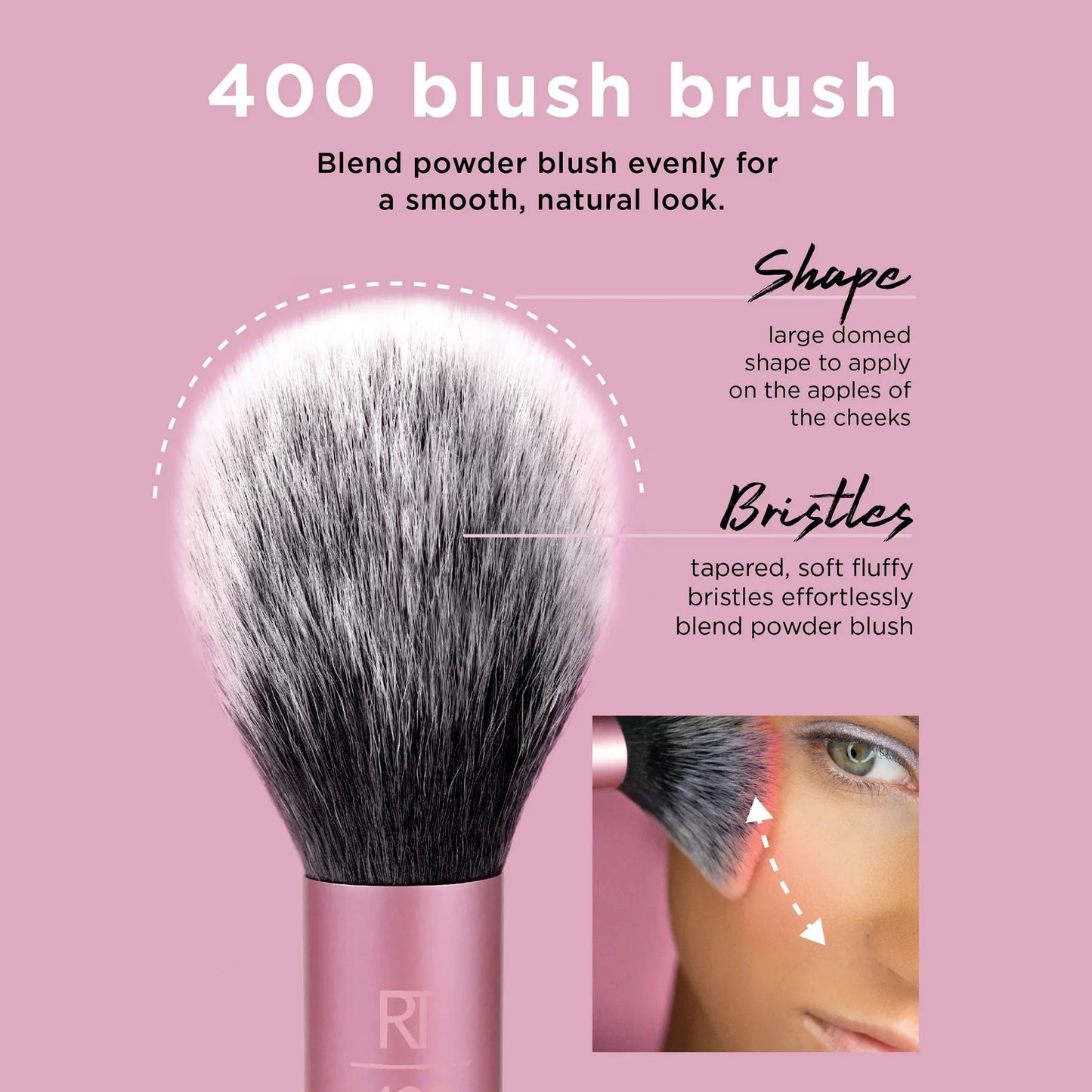 Real Techniques 400 Ultra Plush Blush Makeup Brush