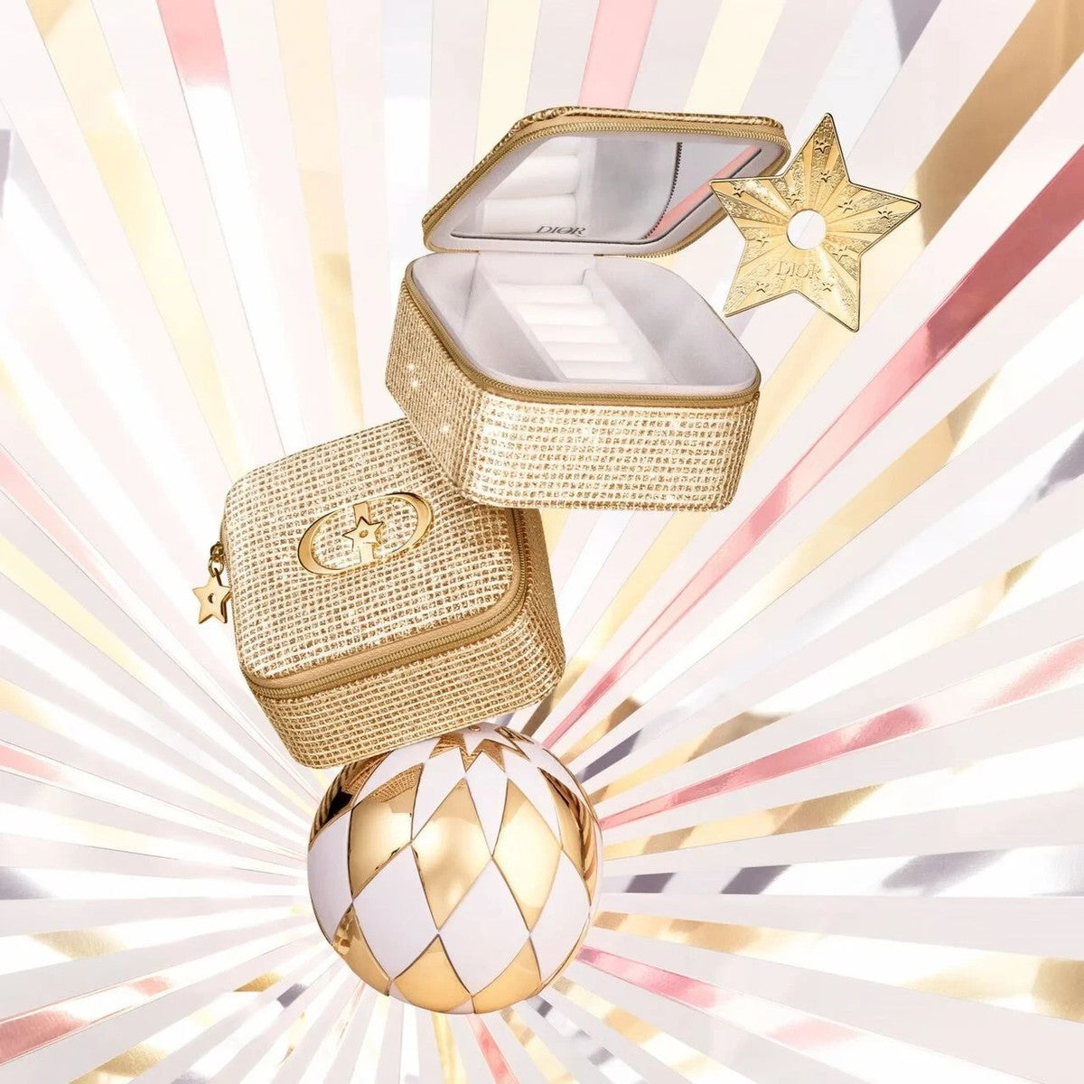 Dior Beauty Holiday Gold Jewelry Case