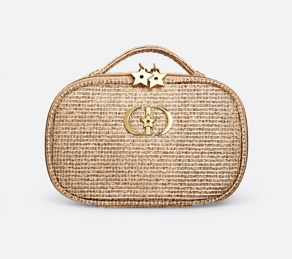 Dior Beauty Holiday Gold Makeup Bag