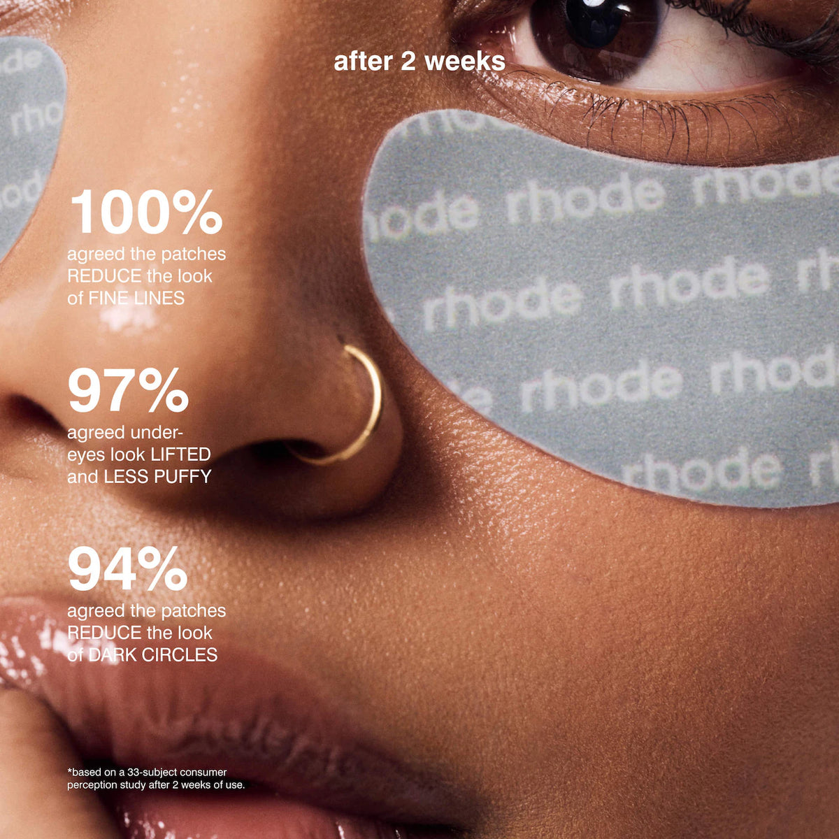 Rhode Peptide Eye Prep Depuffing Eye Patches