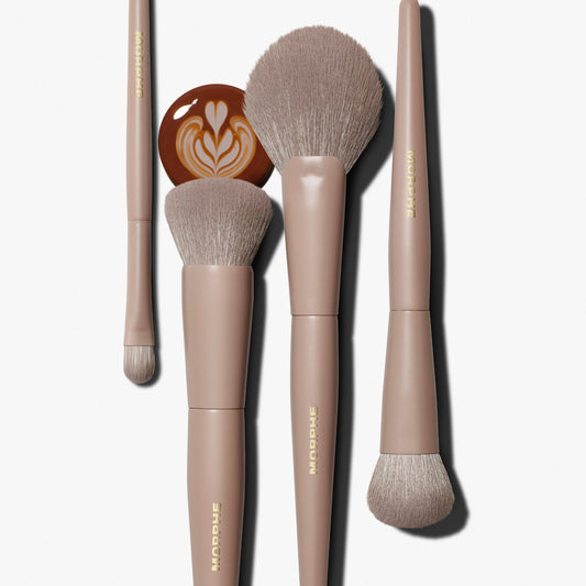 Morphe Iced Mocha 4-Piece Face Brush Set - Limited Edition