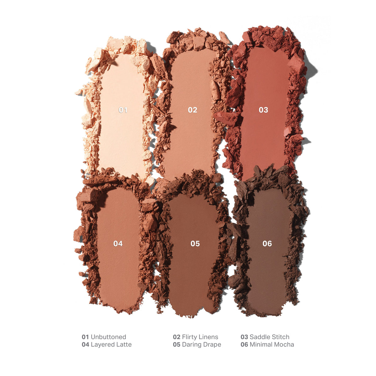 Morphe Chromaplus 6-Pan Matte Eyeshadow Palette - “Tailored Nudes”