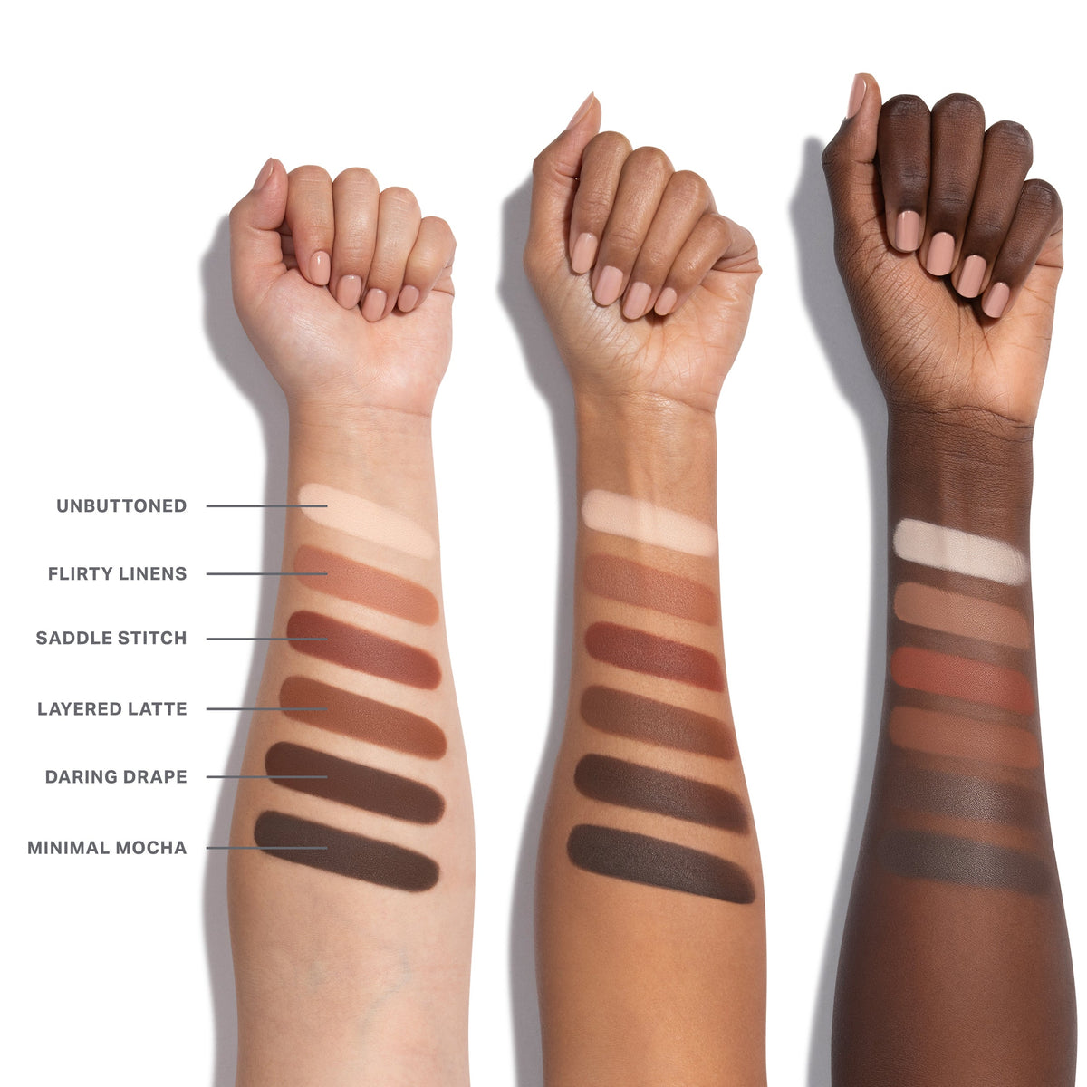 Morphe Chromaplus 6-Pan Matte Eyeshadow Palette - “Tailored Nudes”