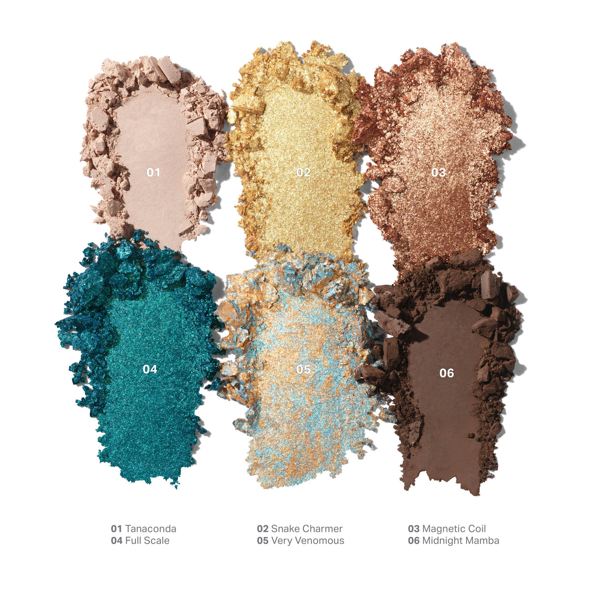 Morphe Chromaplus 6-Pan Eyeshadow Palette - “Python Code”