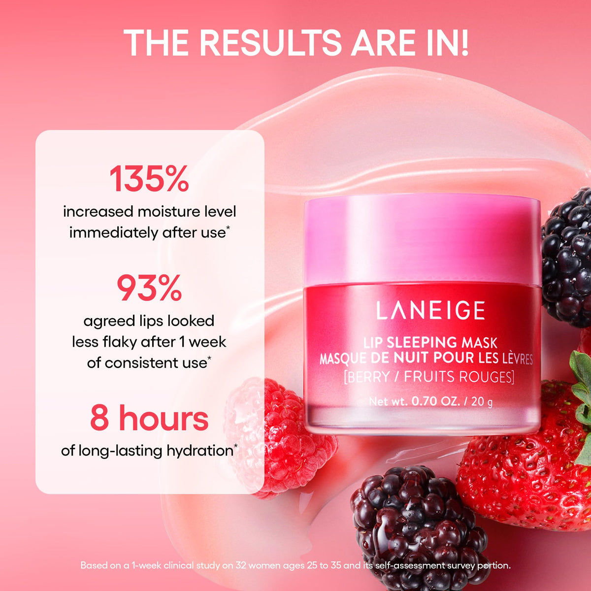 Laneige Berry Lip Duo Set - Limited Edition