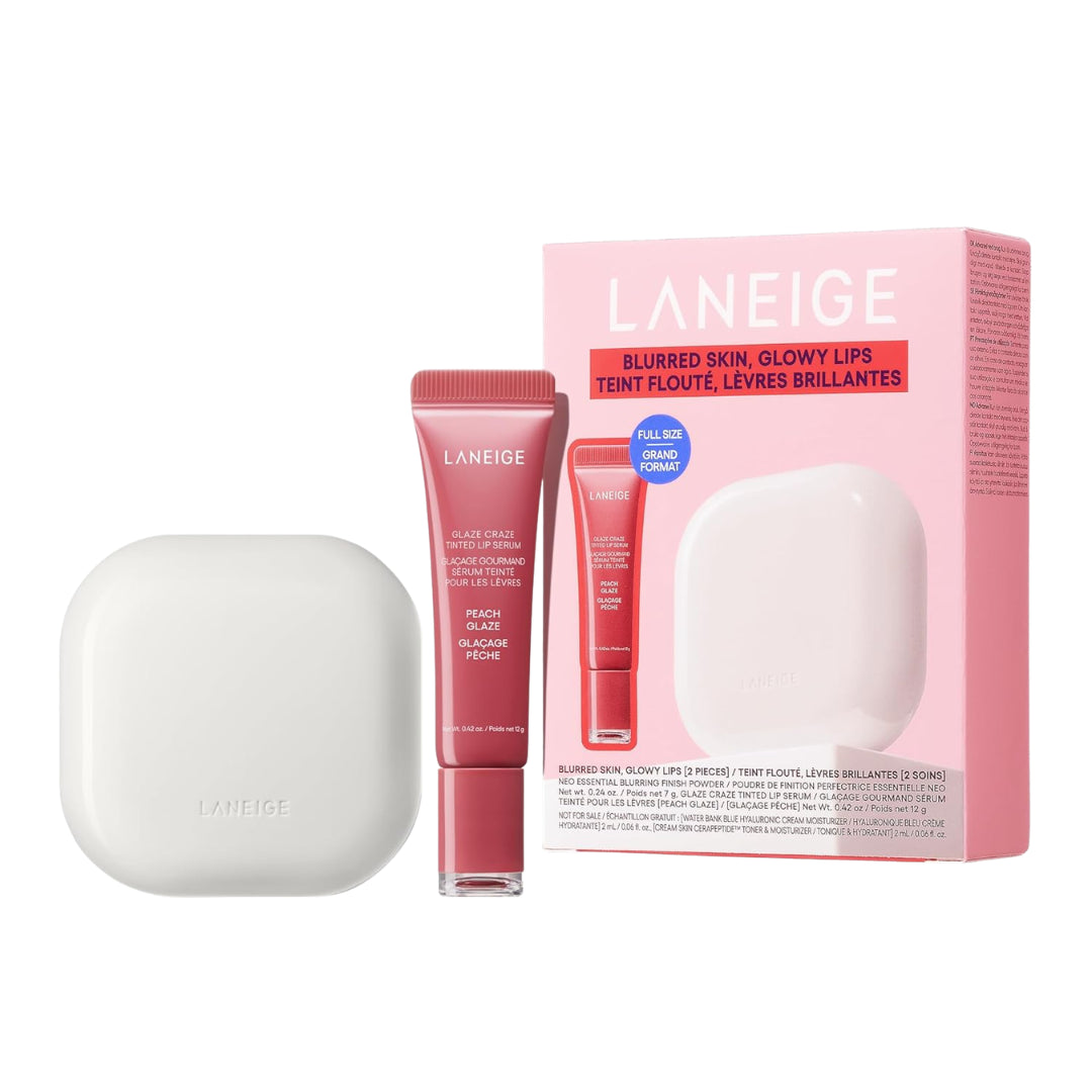 Laneige Blurred Skin & Glowy Lips Set - Limited Edition
