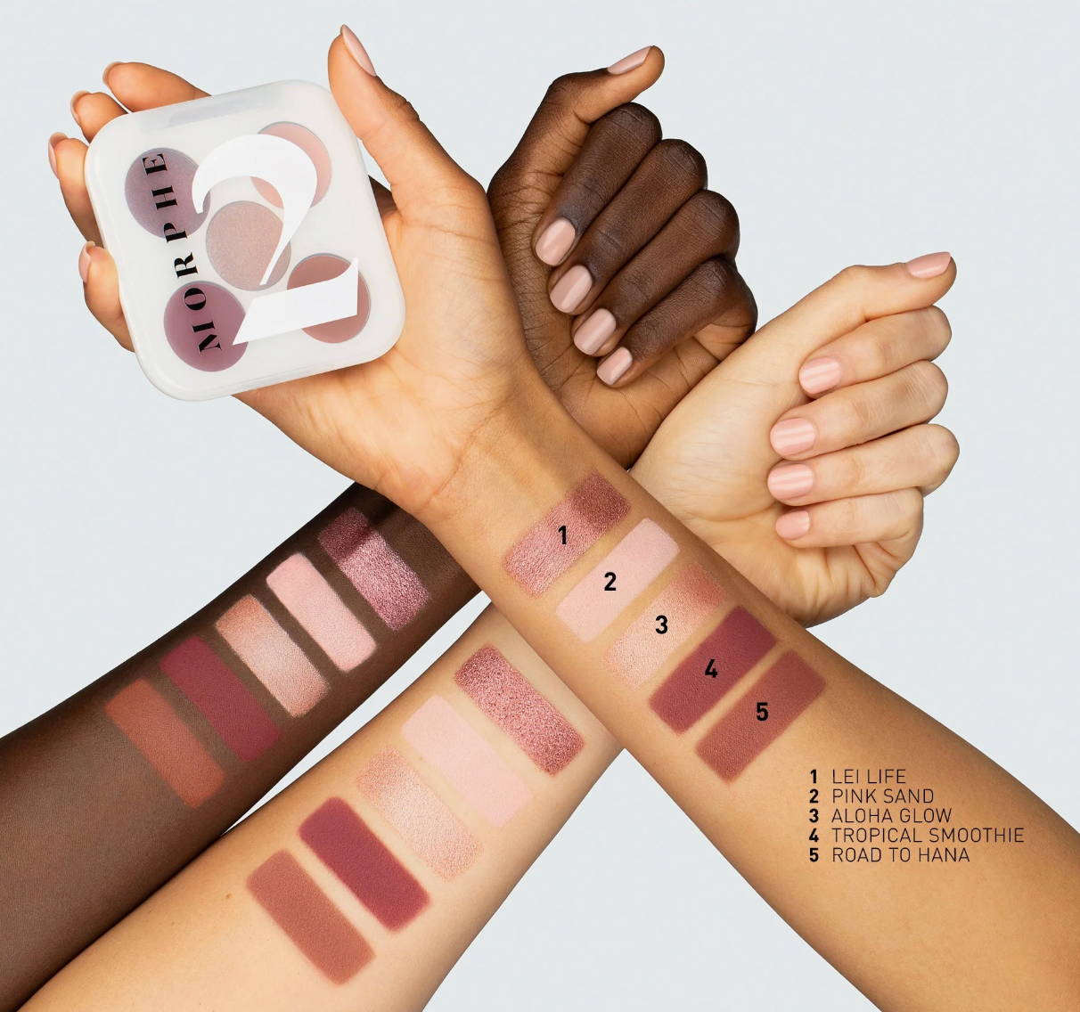 Morphe 2 Ready In 5 Eyeshadow Palette - From Hawaii With Love