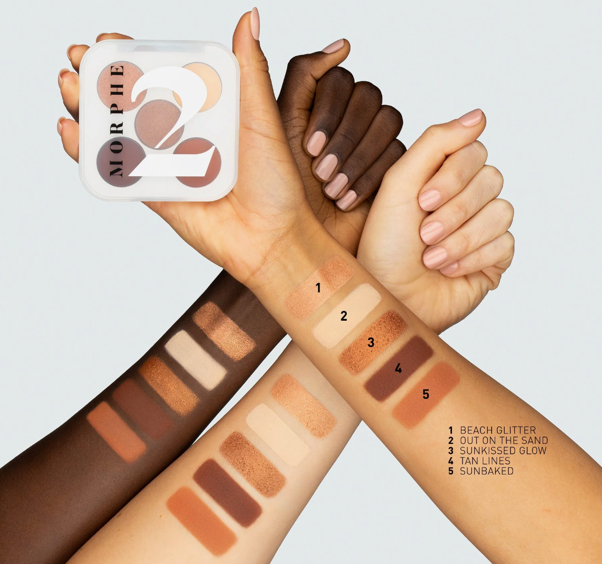 Morphe 2 Ready In 5 Eyeshadow Palette - Malibu